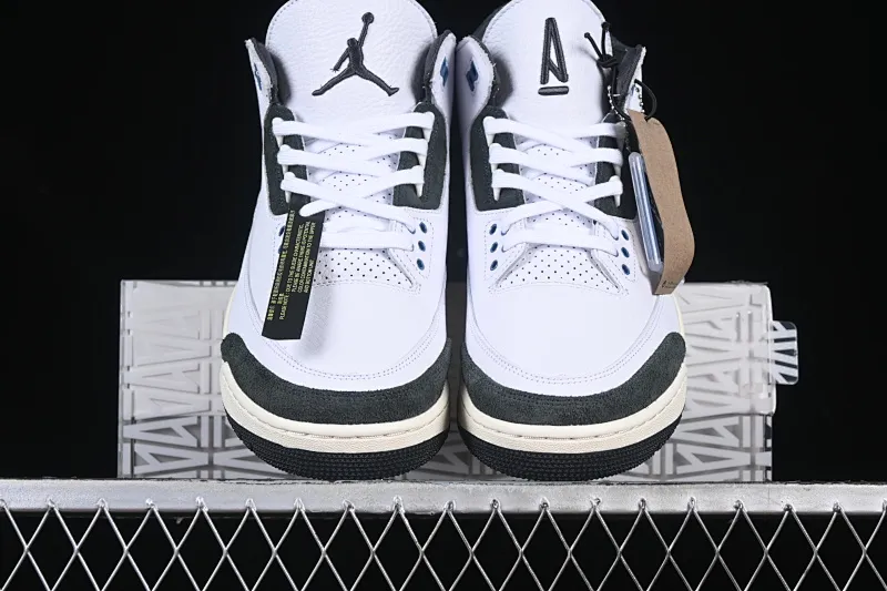 All categories Air Jordan Jordan series basketball shoes Air Jordan 3 GX foreign trade version Air Jordan 3 Retro OG SP "Diffused Blue" AJ3 Joe 3 white and blue cement HV8571-100
